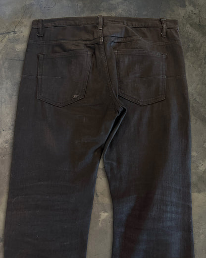 DIOR HOMME AW2008 NIGHTFALL WAXED DENIM