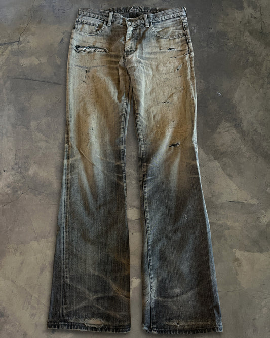 NUMBER NINE SS2004 " DREAM BABY DREAM" DOUBLE POCKET PAIN DENIM