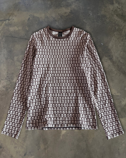 NUMBER (N)INE JACQUARD WEAVE MOUSE LONGSLEEVE