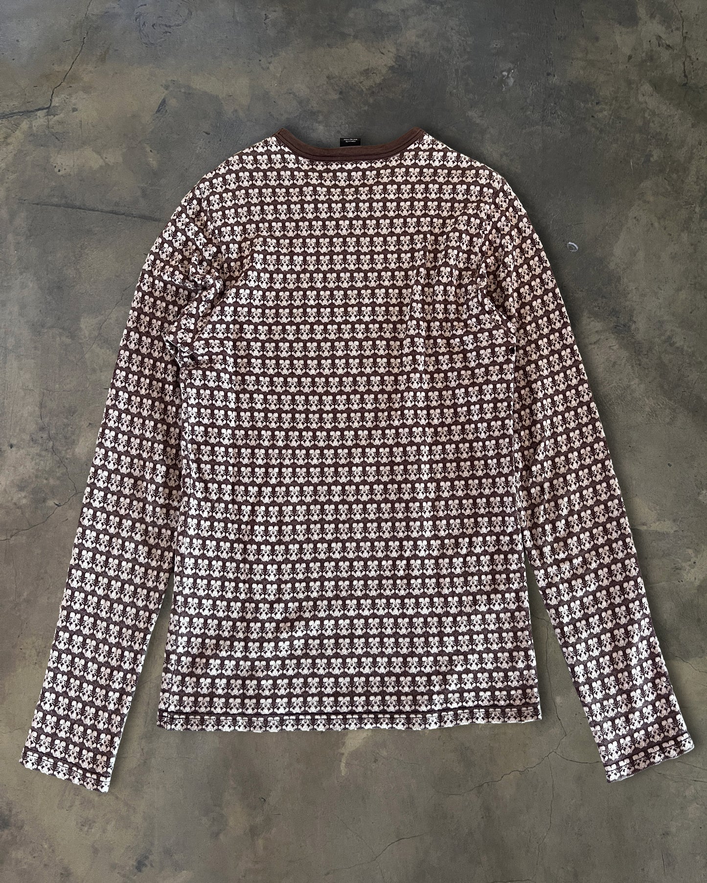 NUMBER (N)INE JACQUARD WEAVE MOUSE LONGSLEEVE