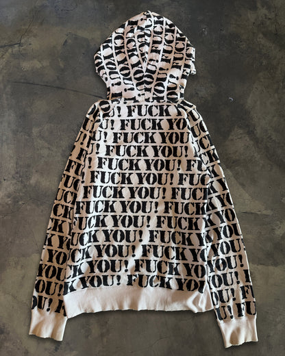 NUMBER (N)INE SS2006 FUCK YOU RAGLAN HOODIE