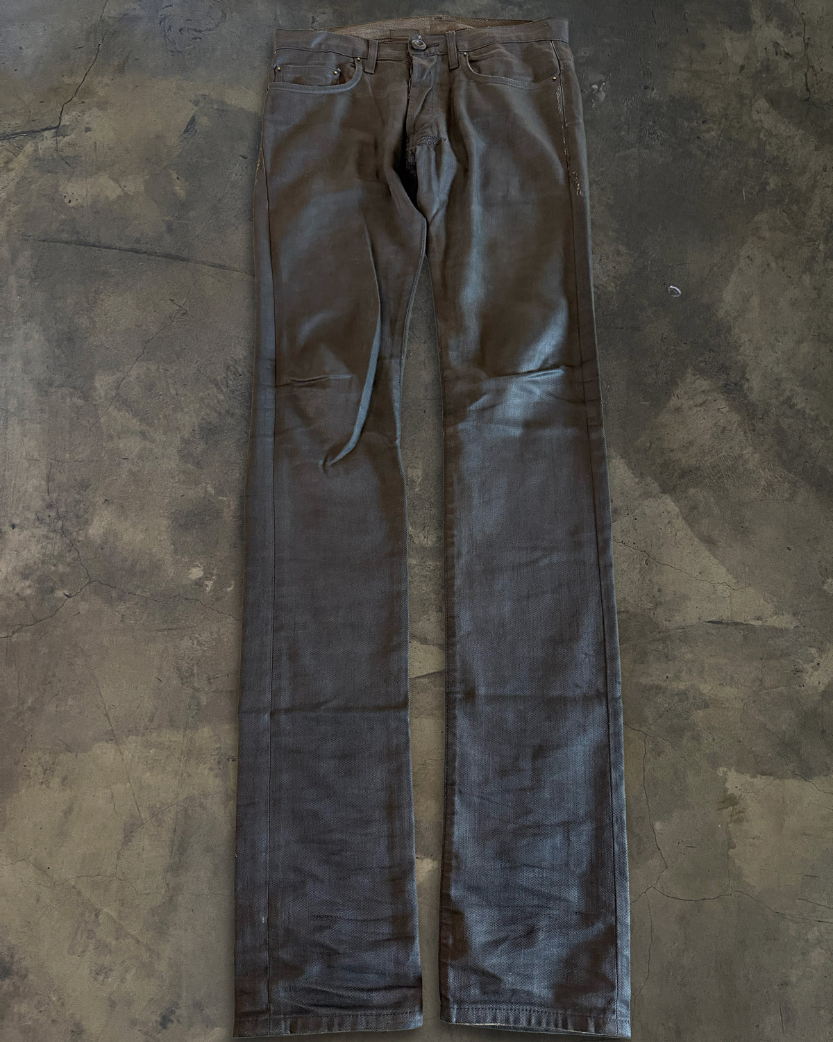 DIOR HOMME AW2008 "NIGHTFALL" WAXED DENIM