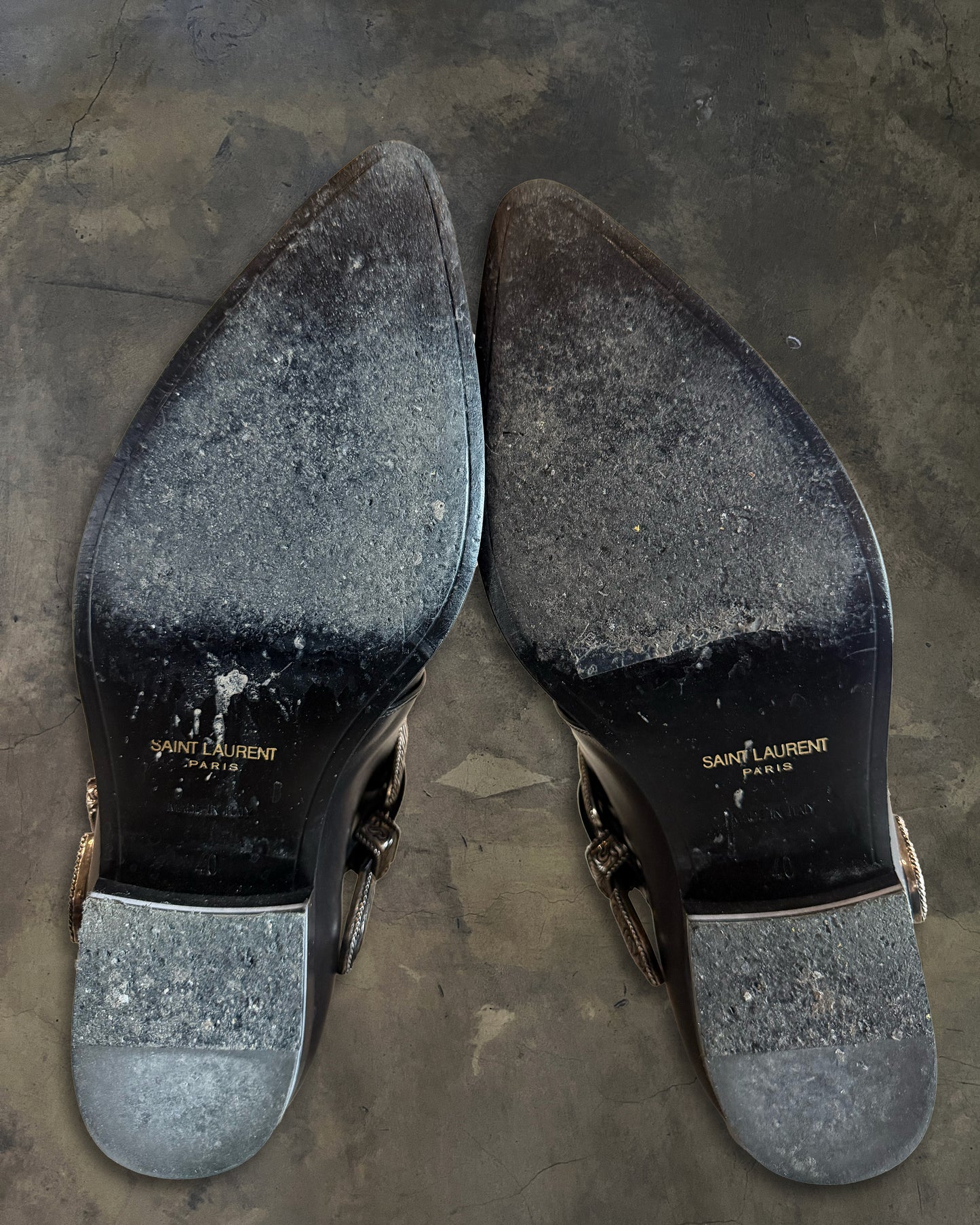SAINT LAURENT SS2014 RUNWAY DUCKIES WESTERN BOOTS