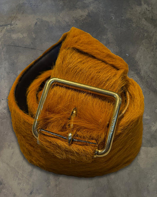 PRADA FW2017 RUNWAY FUR BELT