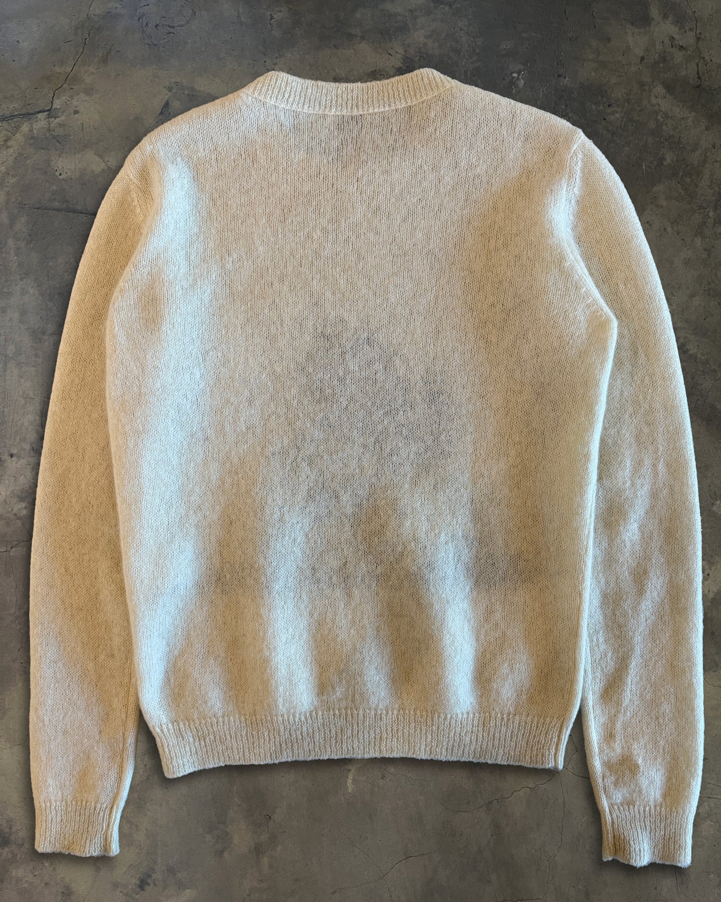 SAINT LAURENT FW2017 MOHAIR PALM TREE SWEATER