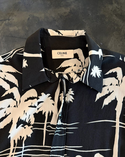 CELINE SS2021 PALM TREE BUTTON UP
