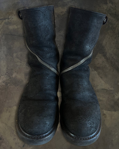 RICK OWENS FW2013 " PLINTH " SPIRAL CREEPER BOOTS
