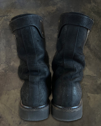 RICK OWENS FW2013 " PLINTH " SPIRAL CREEPER BOOTS