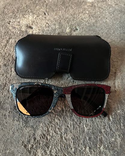 SAINT LAURENT SWAROVSKI SWAROVSKI CRYSTAL SUNGLASSES