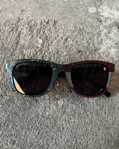 SAINT LAURENT SWAROVSKI SWAROVSKI CRYSTAL SUNGLASSES