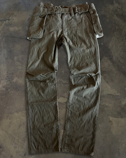 PPFM DETACHABLE WAIST BELT DENIM