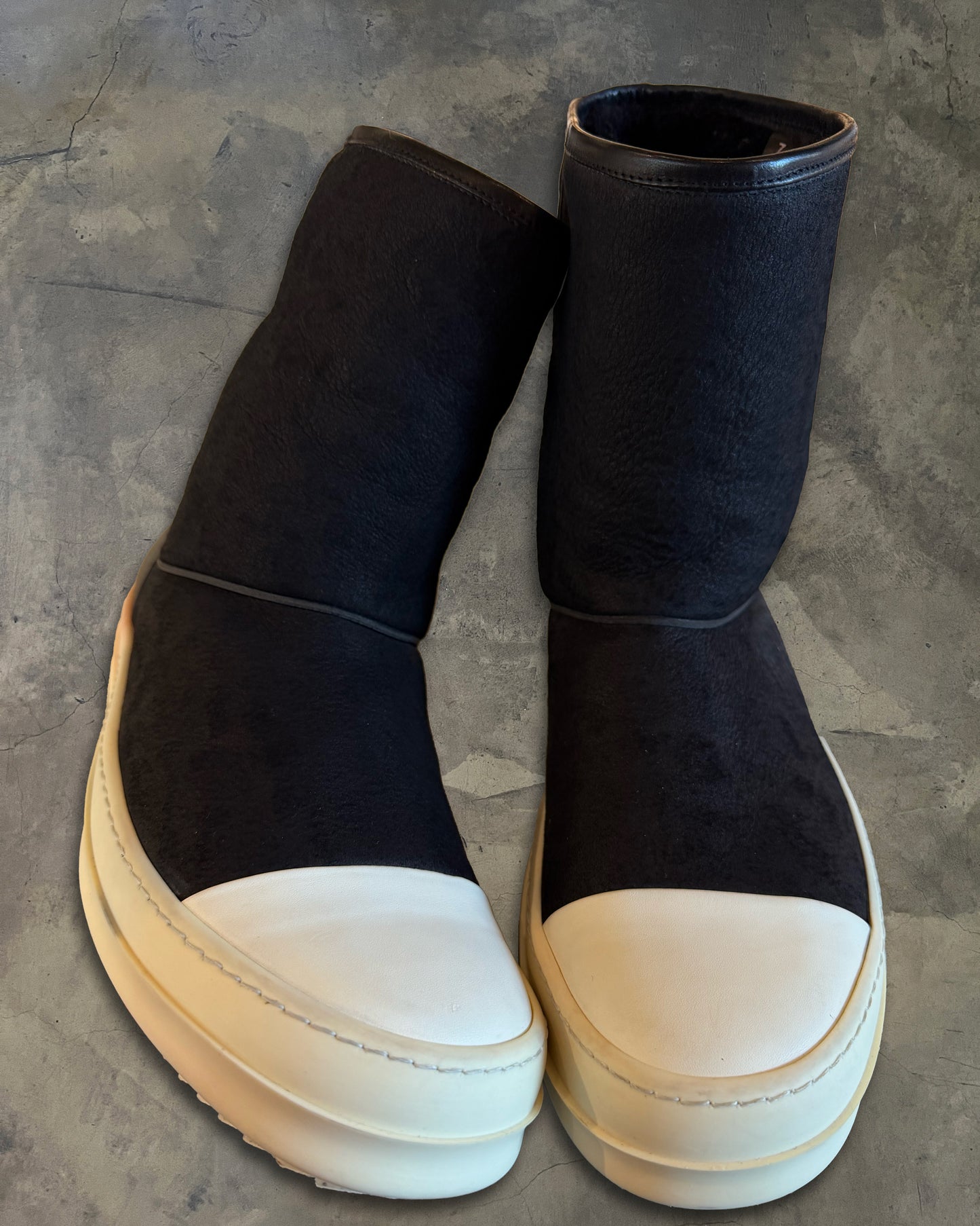 RICK OWENS FW2015 "SPHINX" SHEARLING RAMONES