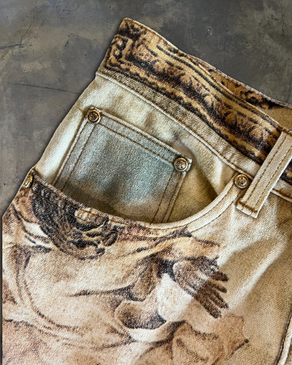 ROBERTO CAVALLI FW1994 RUNWAY RENAISSANCE JEANS