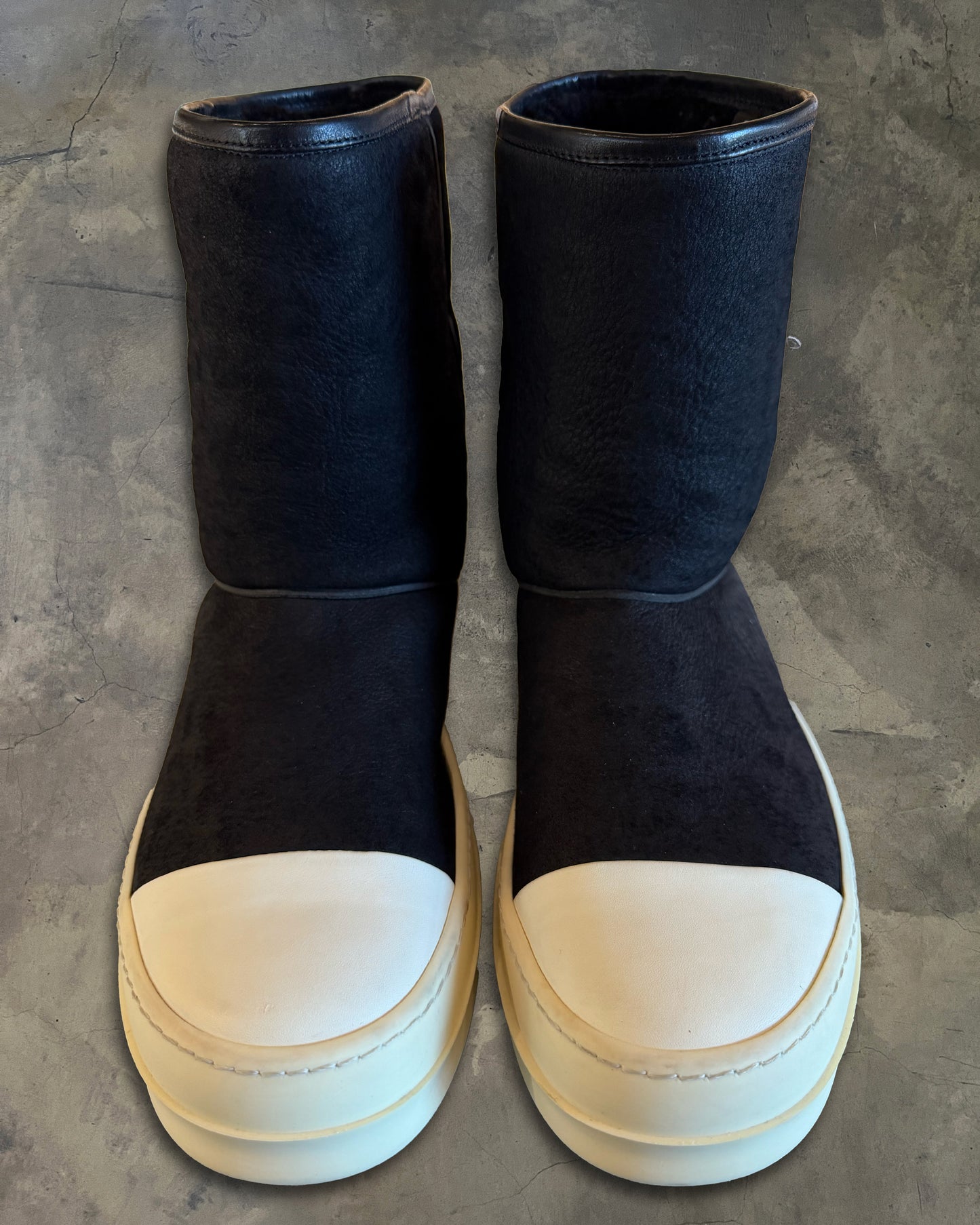 RICK OWENS FW2015 "SPHINX" SHEARLING RAMONES