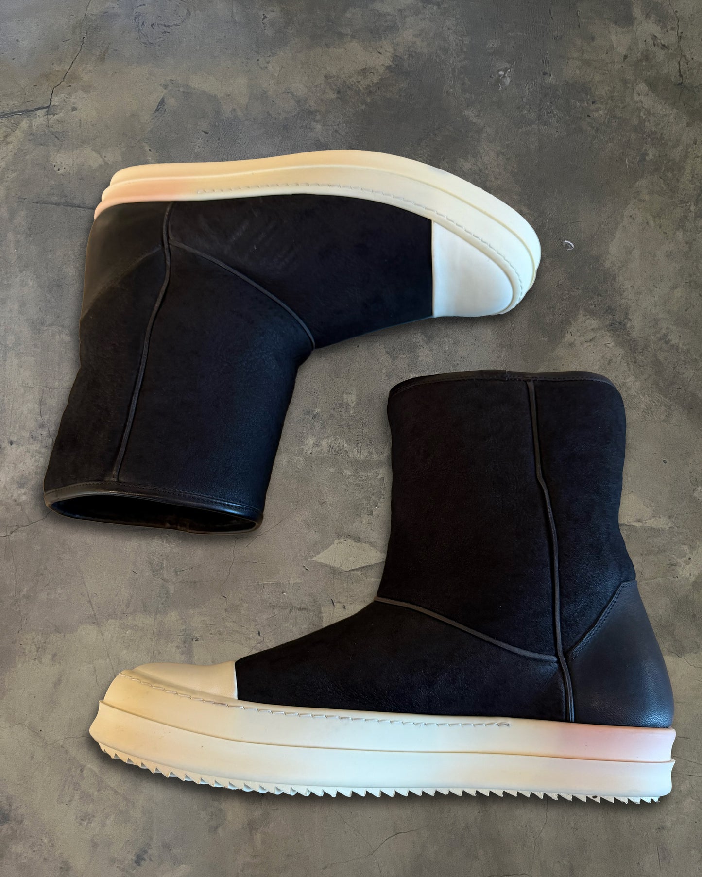 RICK OWENS FW2015 "SPHINX" SHEARLING RAMONES