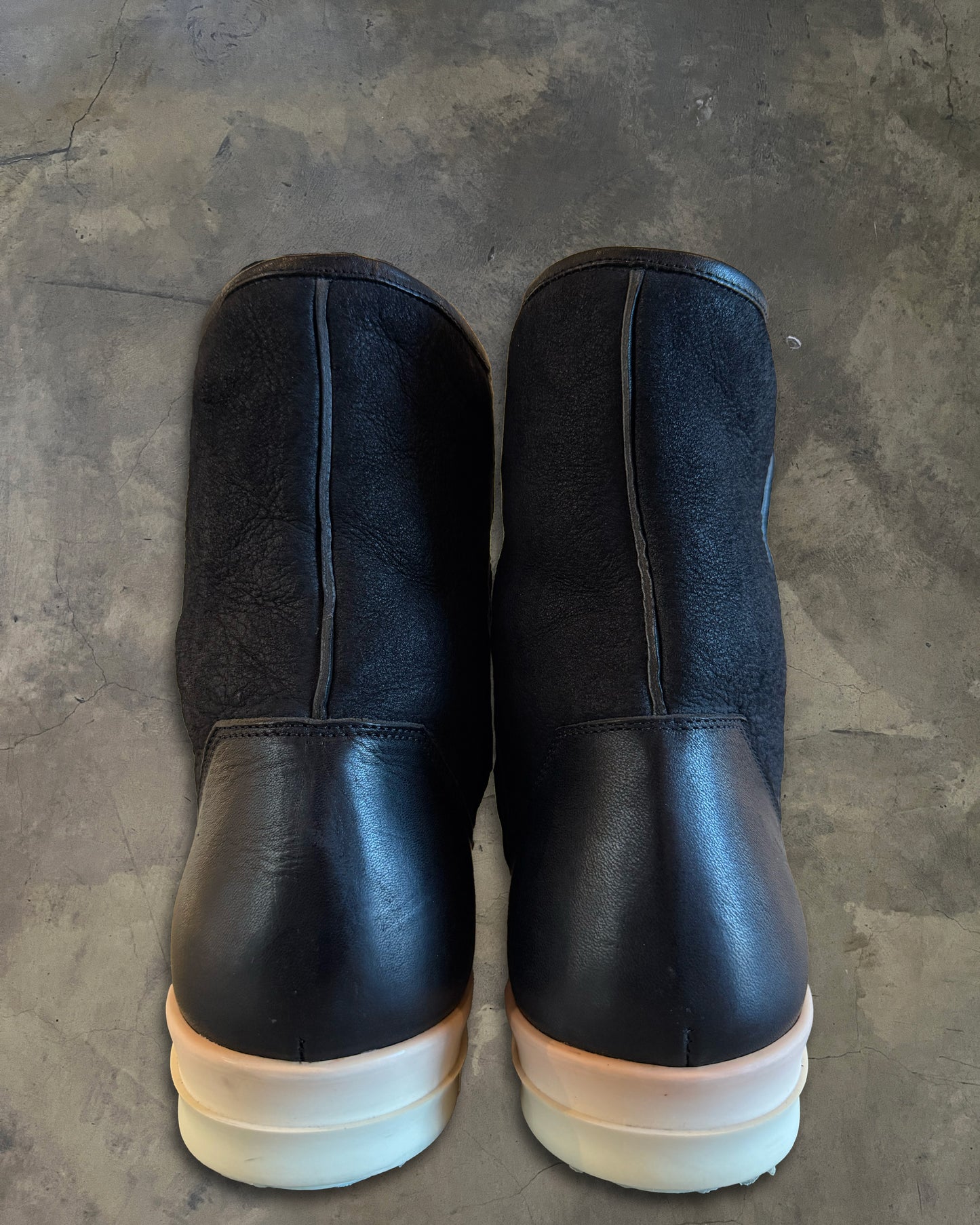 RICK OWENS FW2015 "SPHINX" SHEARLING RAMONES