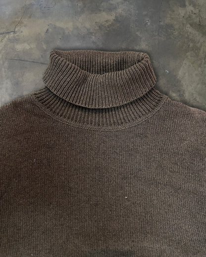 RAF SIMONS AW2005 "HISTORY OF MY WORLD" JACQUARD KNIT TURTLENECK