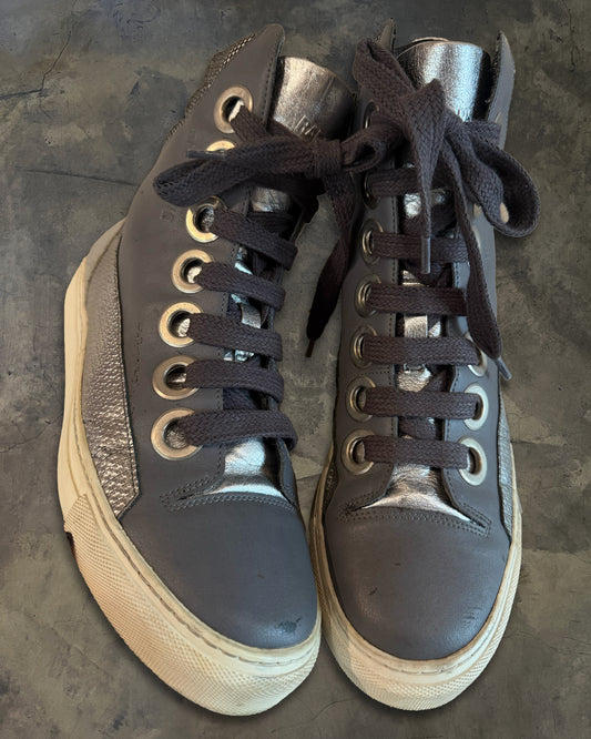 RAF SIMONS X STERLING RUBY FW2014 MEGA LACED HIGH TOPS