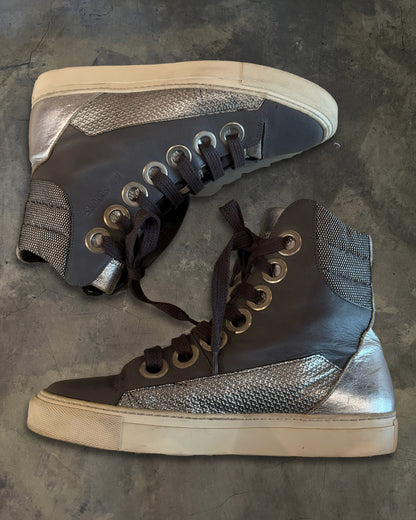RAF SIMONS X STERLING RUBY FW2014 MEGA LACED HIGH TOPS