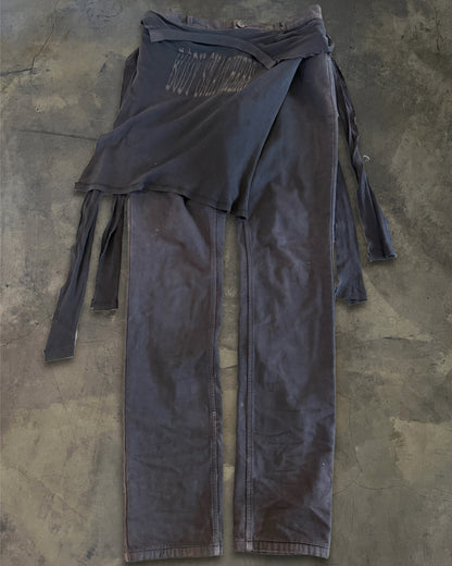 RAF SIMONS AW2004 " WAVES" ZOMBIE PANTS