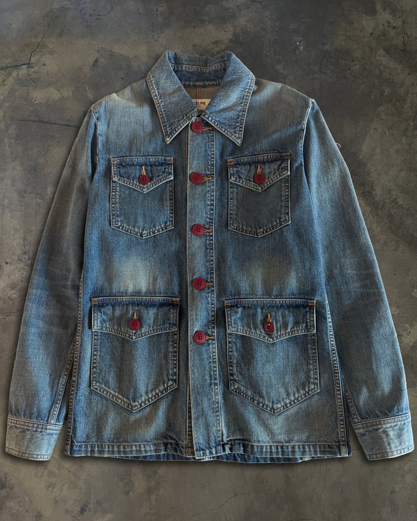 CELINE SS2020 DENIM WORKER JACKET