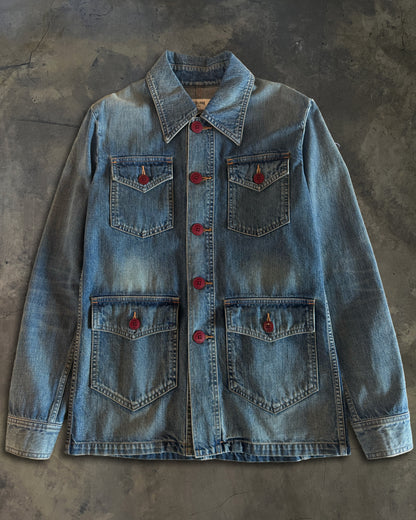 CELINE SS2020 DENIM WORKER JACKET