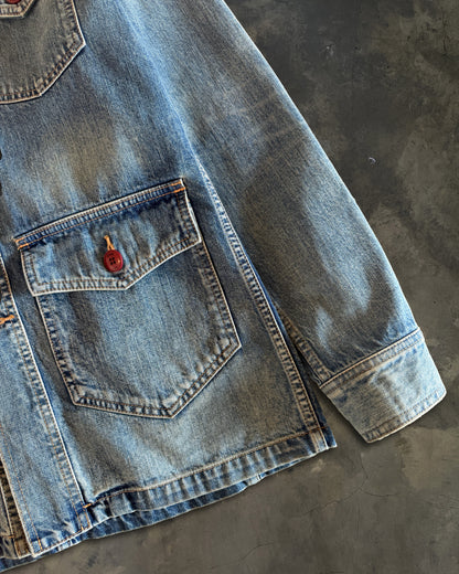 CELINE SS2020 DENIM WORKER JACKET