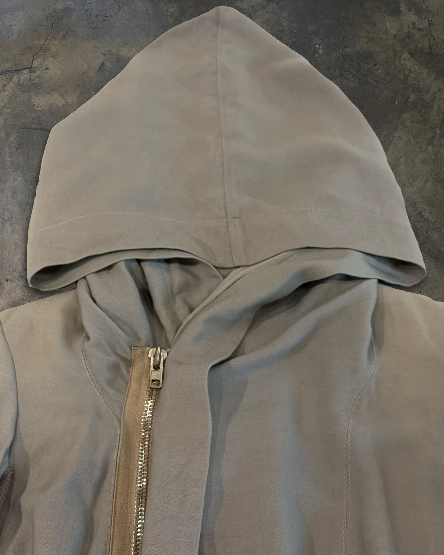 RICK OWENS FW2014 'MOODY' WOOL HOODED INTARSIA