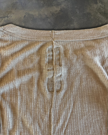 RICK OWENS RIBBED LONG SLEEVE