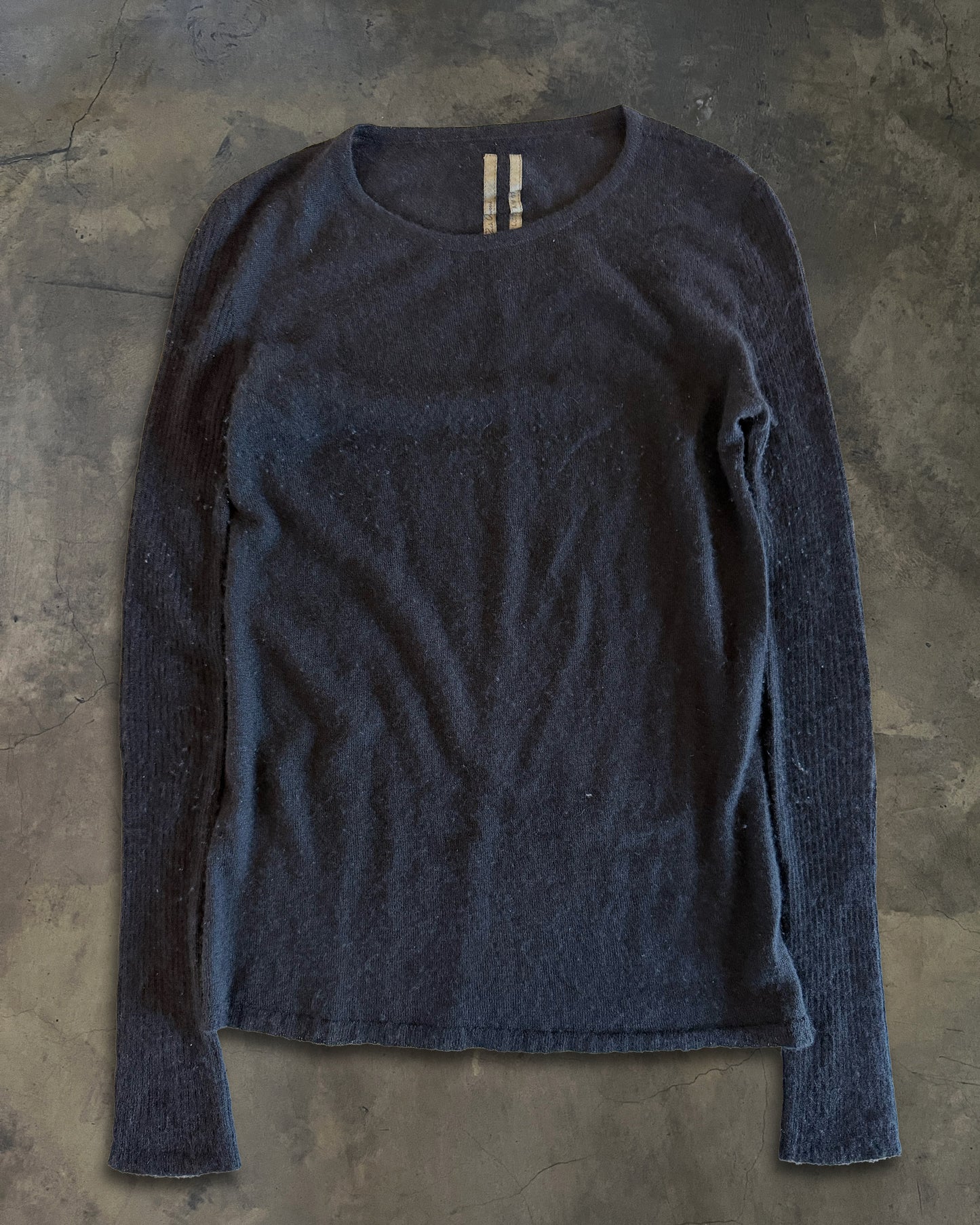 RICK OWENS AW2007 EXPLODER CASHMERE KNIT