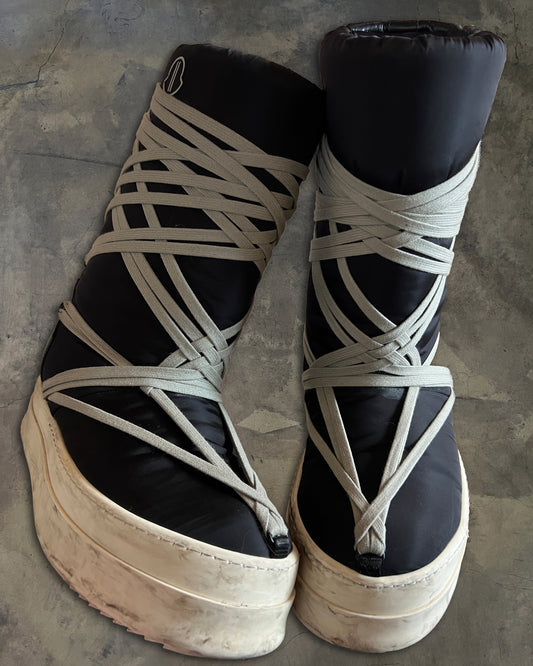 RICK OWENS X MONCLER BIG ROCKS PADDED BOOTS