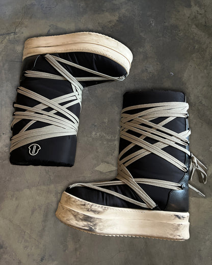 RICK OWENS X MONCLER BIG ROCKS PADDED BOOTS