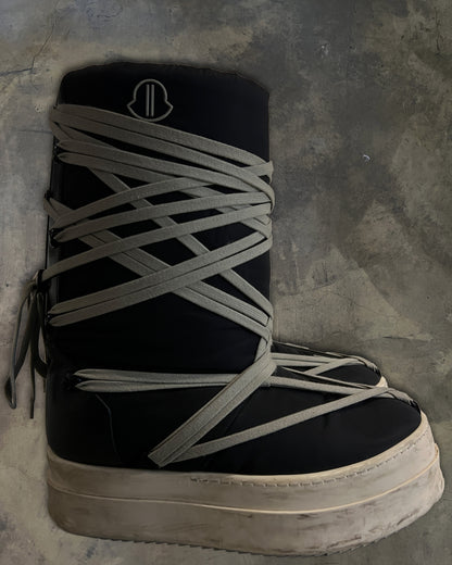 RICK OWENS X MONCLER BIG ROCKS PADDED BOOTS