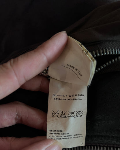 RICK OWENS SS2008 "STAG" LEATHER JACKET