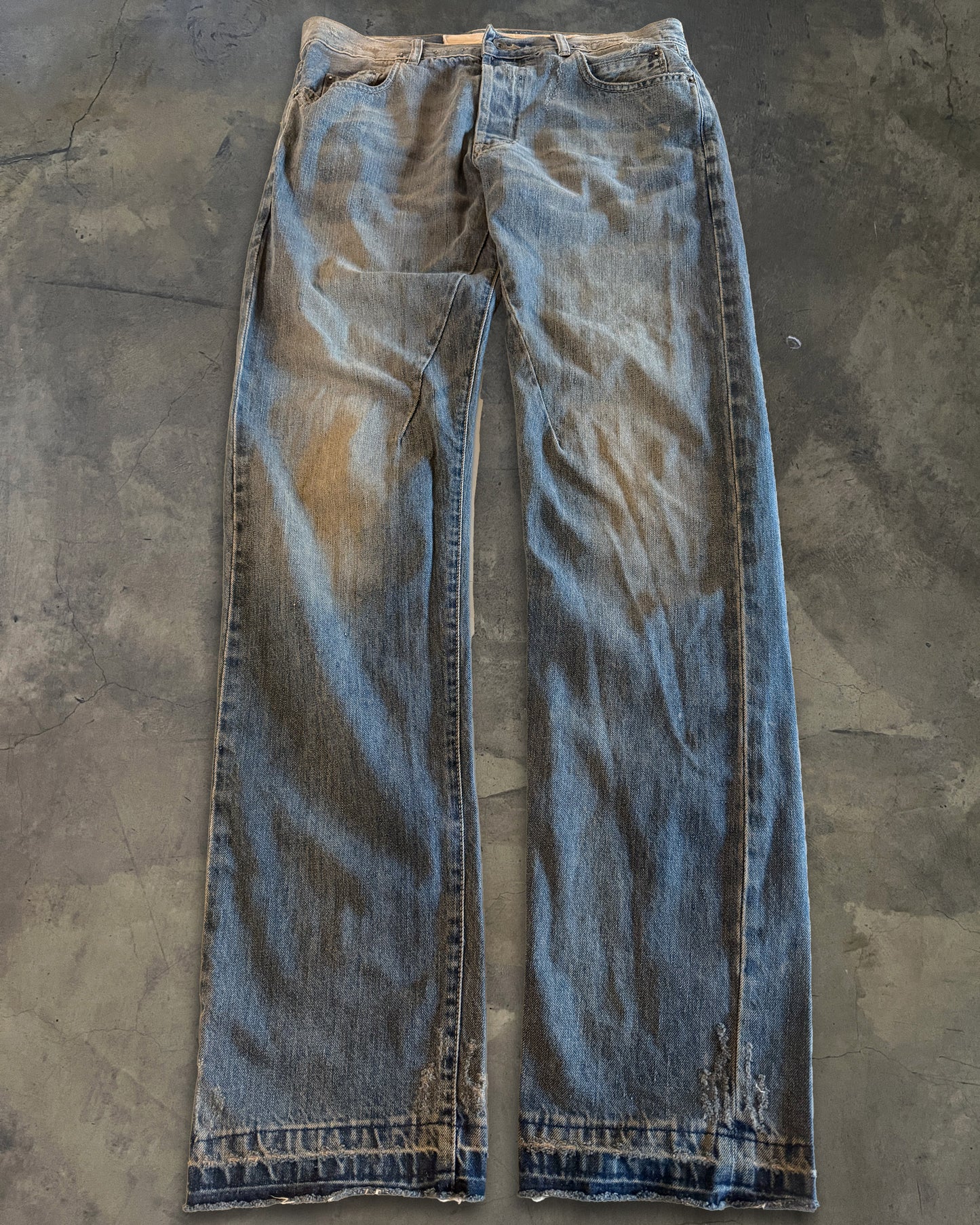 RICK OWENS AW2007 "EXPLODER" INDIGO DETRIOTS