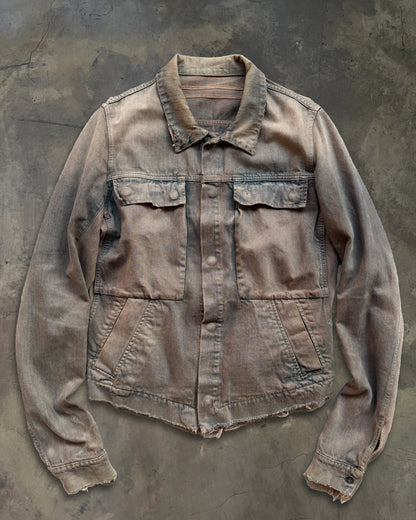 RICK OWENS FW2006 "DUSTULATOR" DRKSHDW TRUCKER JACKET