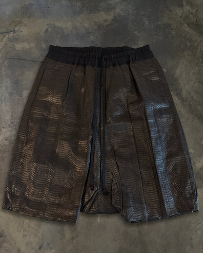 RICK OWENS SS2012 NASKA PYTHON POD SHORTS