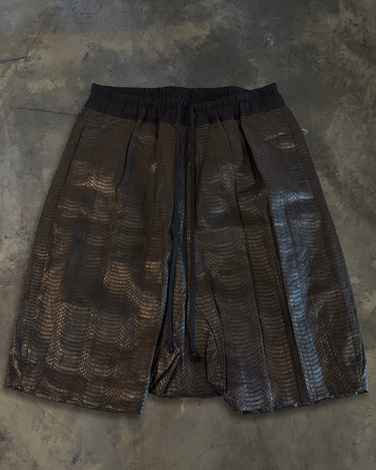 RICK OWENS SS2012 NASKA PYTHON POD SHORTS