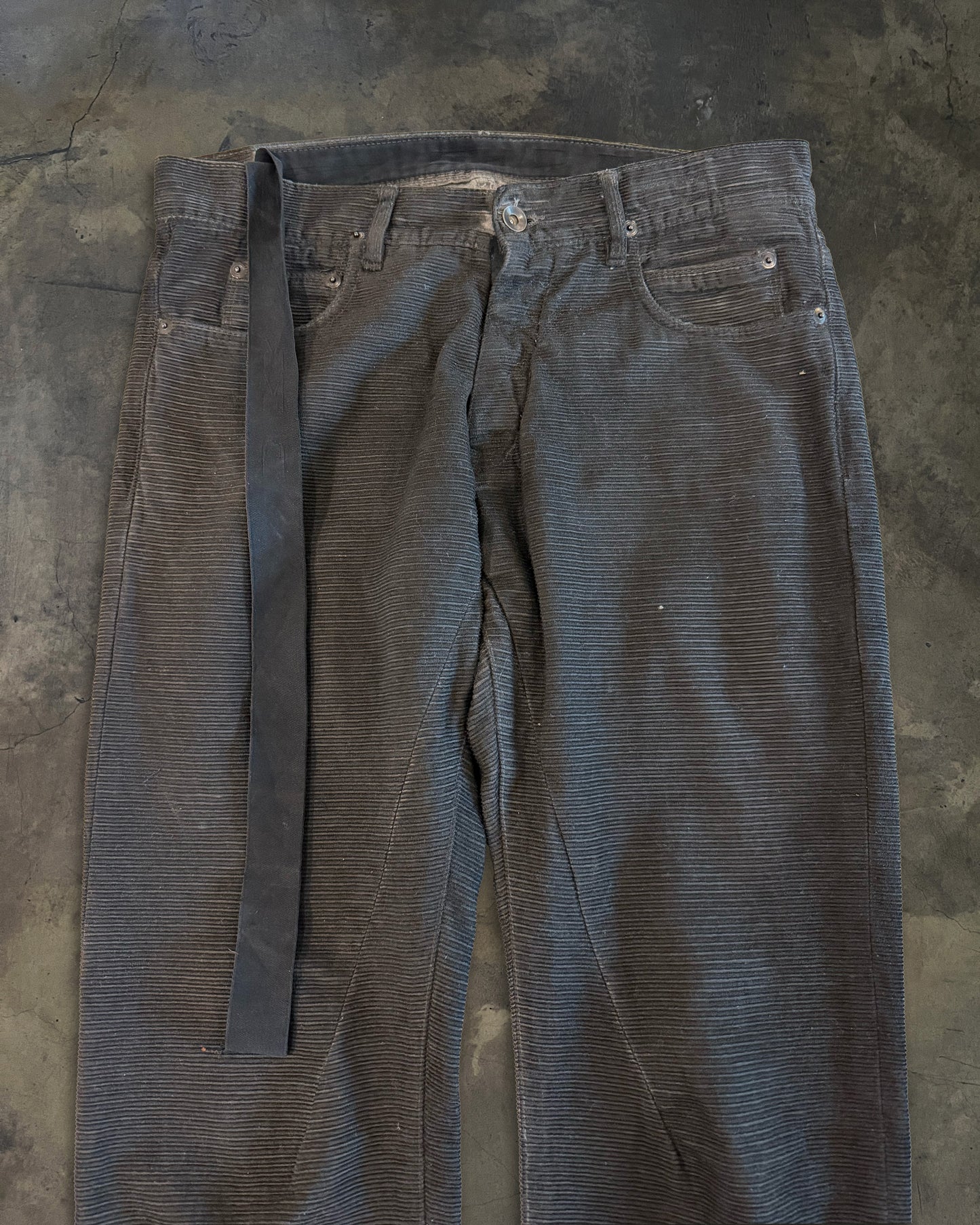 RICK OWENS DRKSHDW FW2009 CORDUROY DETROITS