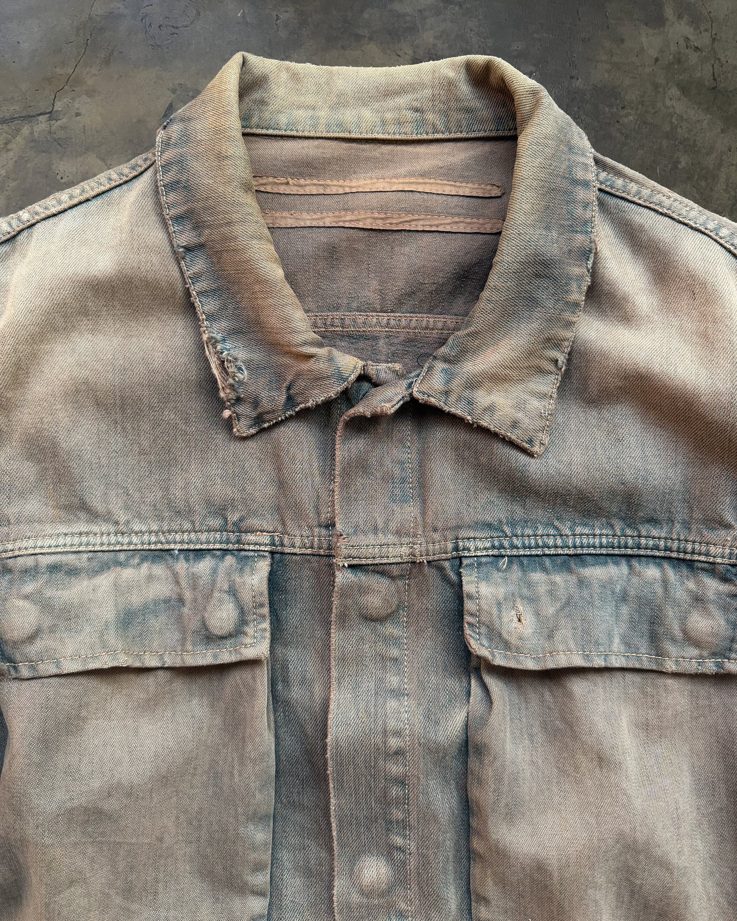 RICK OWENS FW2006 "DUSTULATOR" DRKSHDW TRUCKER JACKET