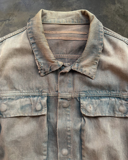 RICK OWENS FW2006 "DUSTULATOR" DRKSHDW TRUCKER JACKET