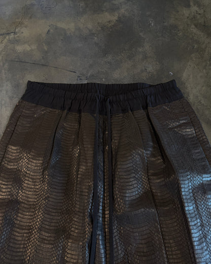 RICK OWENS SS2012 NASKA PYTHON POD SHORTS