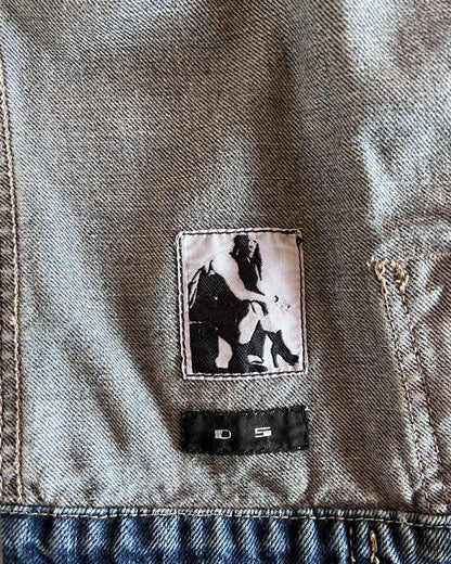 RICK OWENS DRKSHDW SS2012 "NASKA"  MINERAL LEATHER TRUCKER JACKET