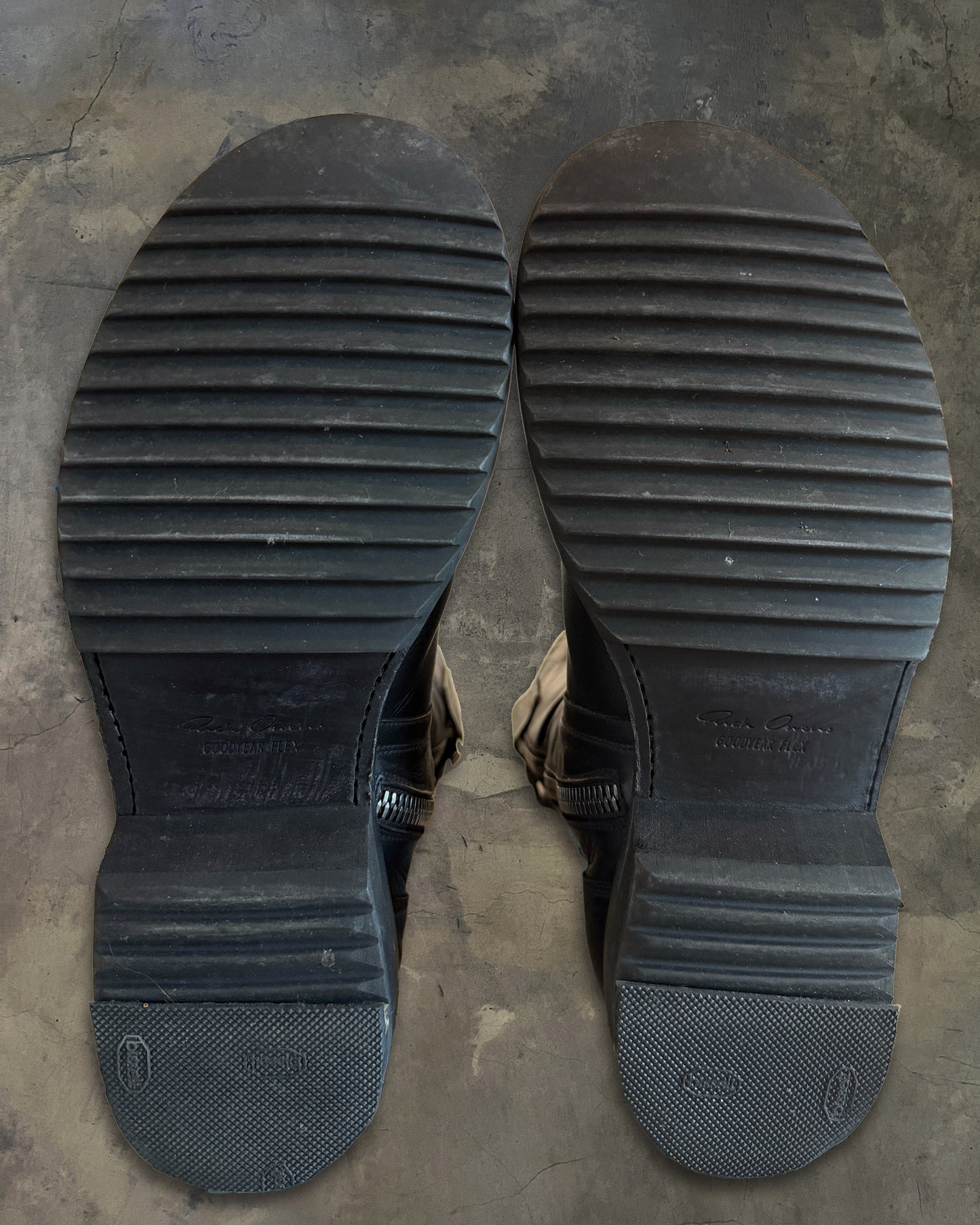 RICK OWENS ARMY CREEPER ZIP UP BOOTS