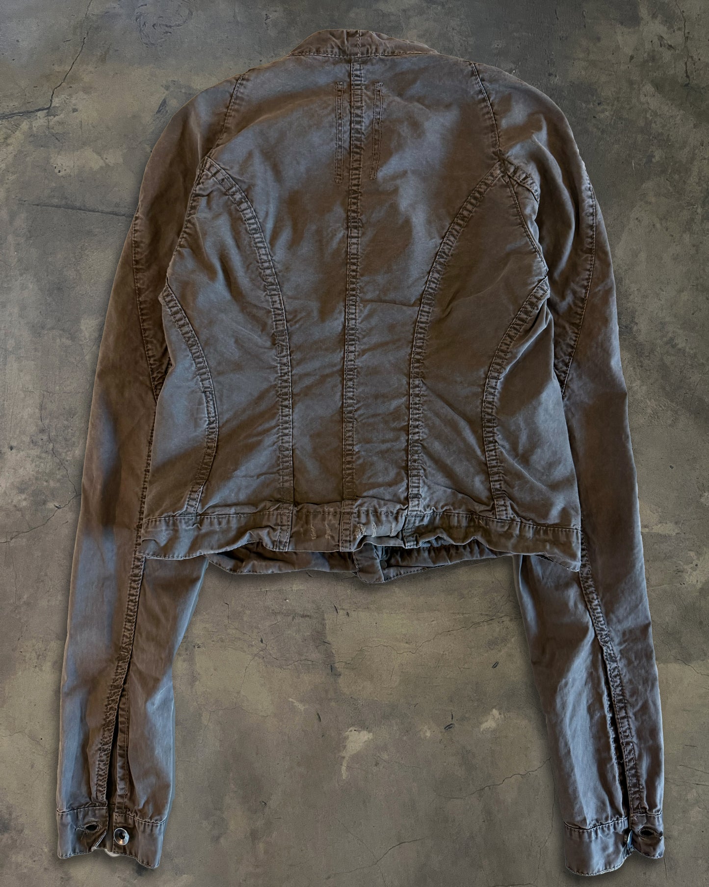 RICK OWENS FW2005 "EXPLODER" DRKSHDW CROPPED JACKET