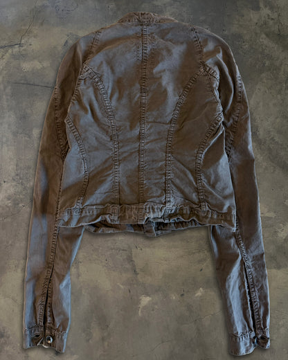 RICK OWENS FW2005 "EXPLODER" DRKSHDW CROPPED JACKET