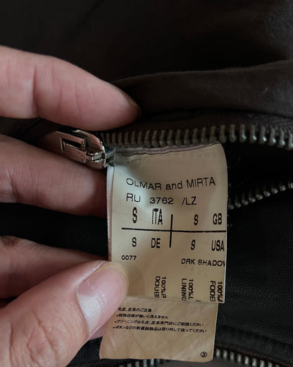 RICK OWENS SS2008 "STAG" LEATHER JACKET