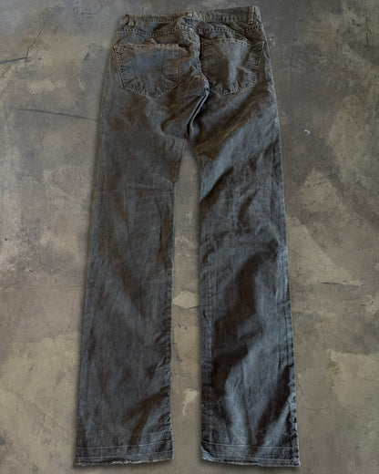 RICK OWENS DRKSHDW FW2007 MOLESKIN ASH WASH DETROITS