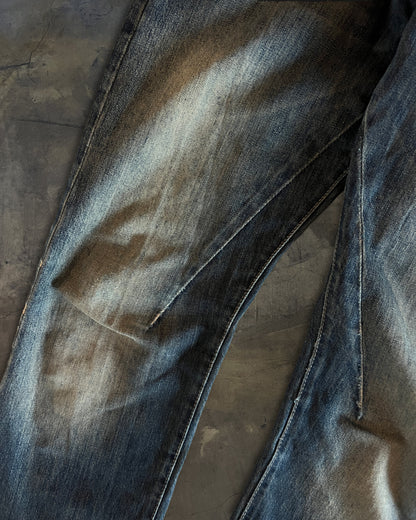 RICK OWENS AW2007 " EXPLODER" DETROIT CUT DENIM