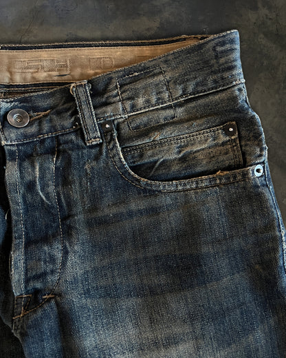 RICK OWENS AW2007 " EXPLODER" DETROIT CUT DENIM